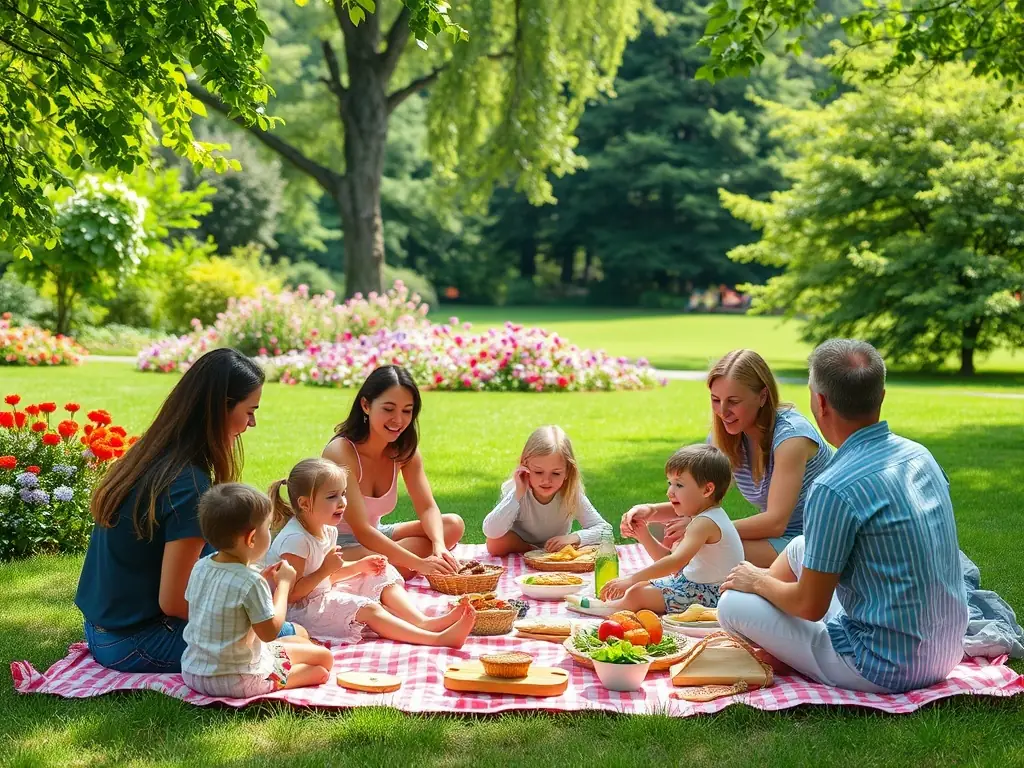 An image of children and adults participating in an intergenerational activity organized by COMITE DES FETES DES HOGUES, promoting community bonding.